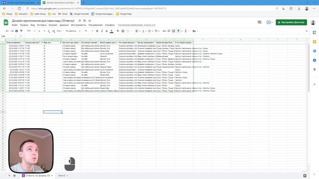 Портрет пользователя (Персона). Google таблицы, FigJam смотреть онлайн