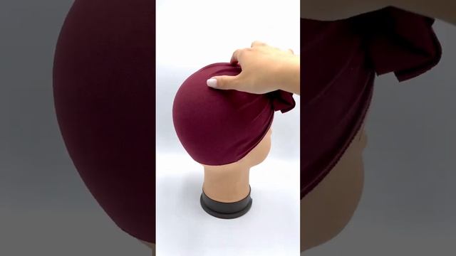 Детская шапочка тюрбан бордовый цвет смотреть онлайн