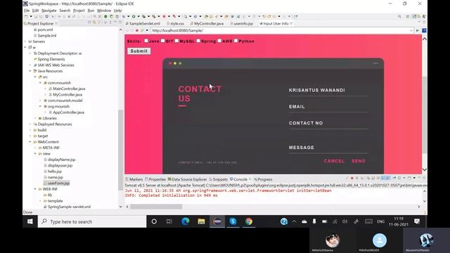 Adding Front EndHTML CSS to Java Spring Application смотреть онлайн