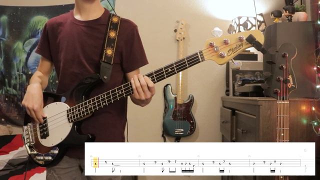 Greta Van Fleet - Broken Bells (Bass Cover WITH PLAY ALONG TABS) | Patreon Request смотреть онлайн