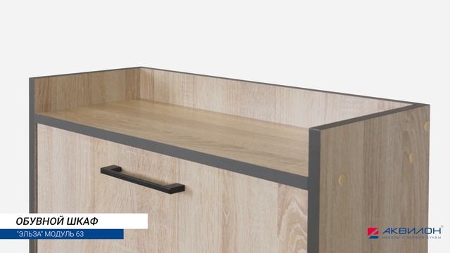 Обувной шкаф из серии мебели для прихожей Зльза (модуль 63) смотреть онлайн