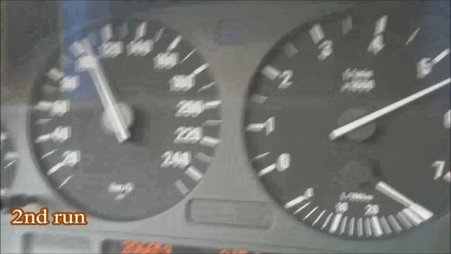 1998 BMW 528i E39 0-100 Km/h Acceleration (193 Hp)