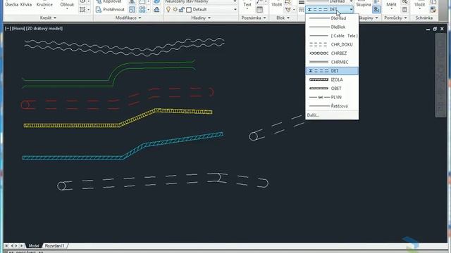 Unusual AutoCAD linetypes (typy čar) смотреть онлайн