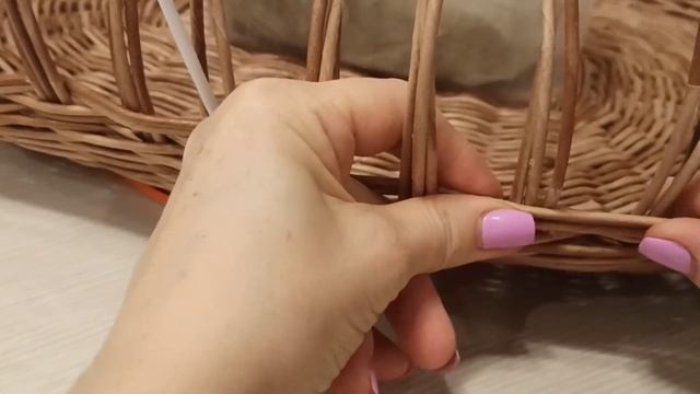 КОРЗИНА ИЗ БУМАЖНОЙ ЛОЗЫ. ПАСХАЛЬНАЯ КОРЗИНА. ПОДРОБНЫЙ МК. смотреть онлайн