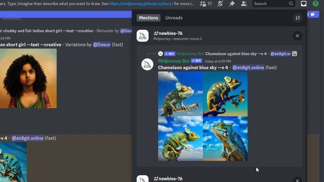 Midjourney v4 Install + prompt tips смотреть онлайн