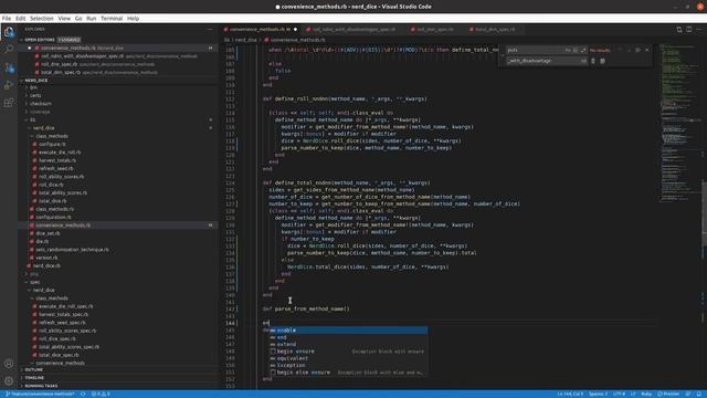 Codecast: Create a RubyGem 81: Refactor ConvenienceMethods - Part 3 смотреть онлайн