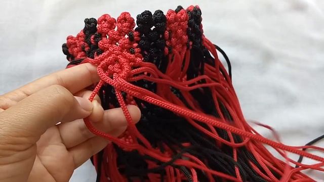 Macrame red rose for wallet смотреть онлайн