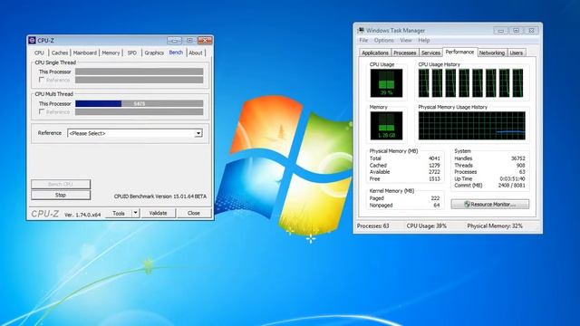 E3 1230 V2 CPU-Z Benchmark