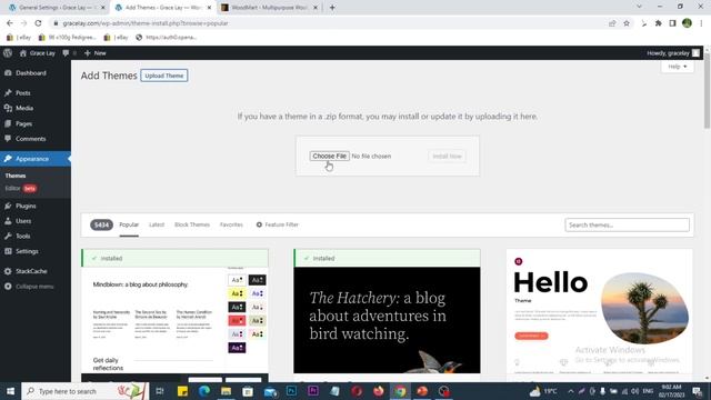 How to Install a WordPress Theme in Wordpress | Part 1 | Lecture 4 смотреть онлайн