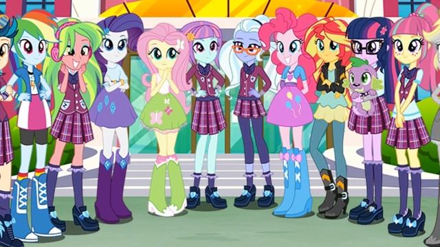 My Little Pony Coloring Book - Equestria Girls Vs Equestria Boys - MLP Coloring Videos For Kids смотреть онлайн