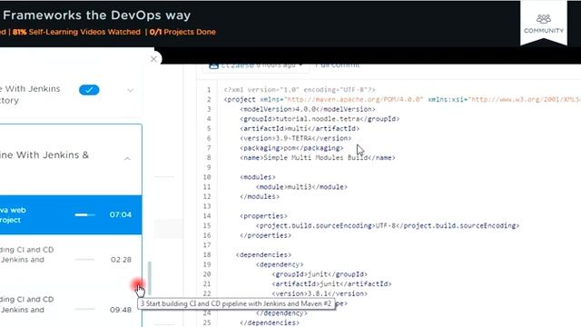 Phase-3 - Section-3 - DevOps CI-CD with Jenkins pipelines Maven Gradle смотреть онлайн