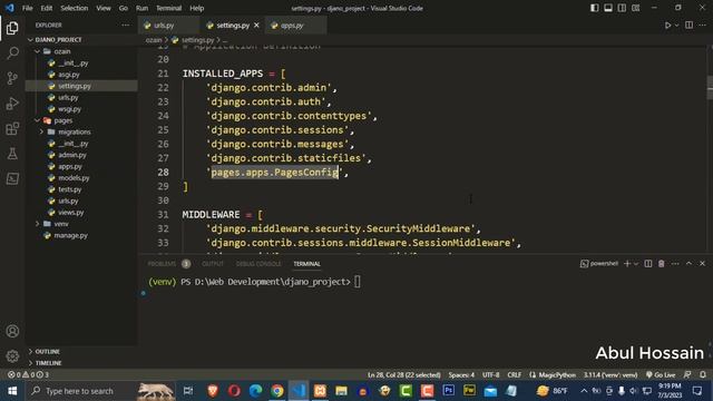 Django: How to setup Django in visual studio code? | How to setup Django environment? | Django смотреть онлайн