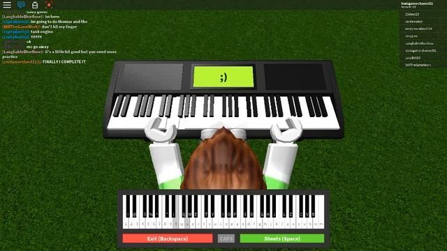 roblox Piano Keyboard v1.1 The White Stripes - 'Seven Nation Army' смотреть онлайн