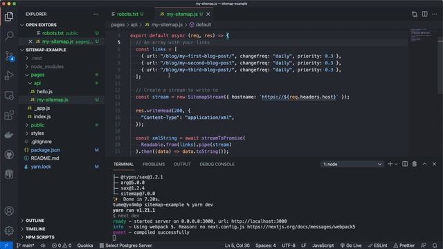 How to add SITEMAP and robots.txt to Next.js application (fast and easy!) смотреть онлайн