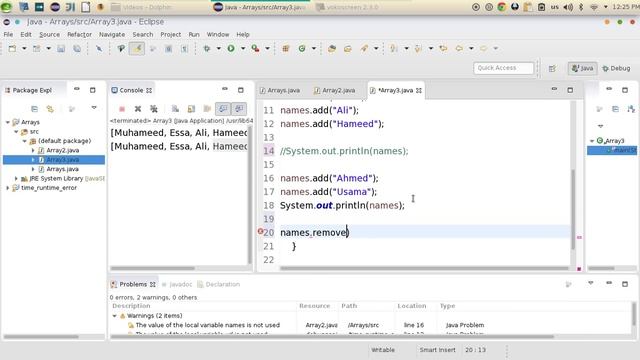 76 Java Array List جافا смотреть онлайн