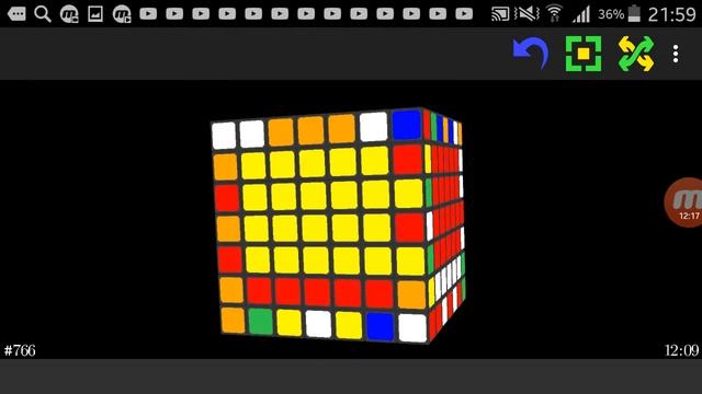 Сборка куба 7×7×7. смотреть онлайн
