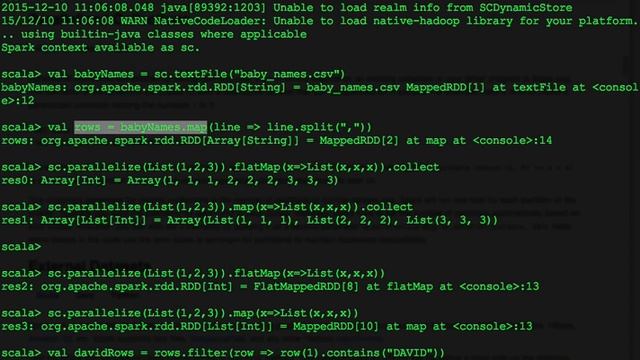 Example of Spark Transformations смотреть онлайн