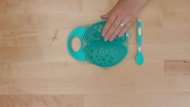 Тарелка глубокая Dr. Brown's Travel Fresh™ с прикрепляемой ложечкой