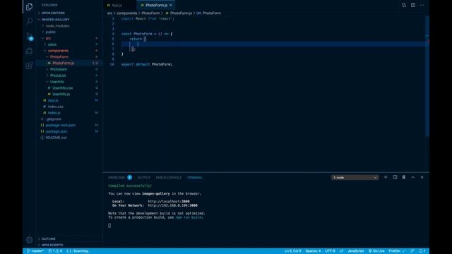 React JS Project || 21-Add the photoForm component смотреть онлайн