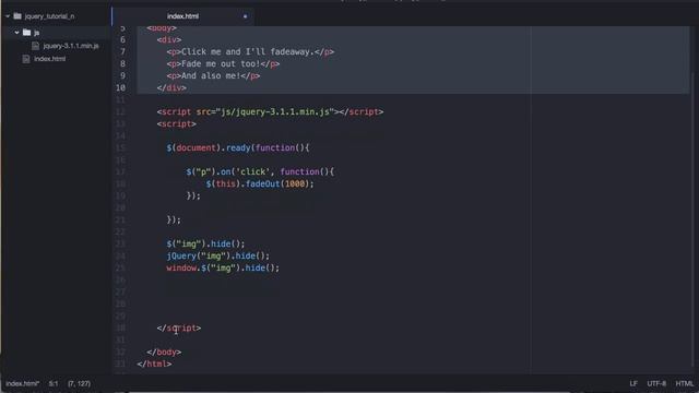 Up and Running with jQuery : jQuery Project Setup смотреть онлайн