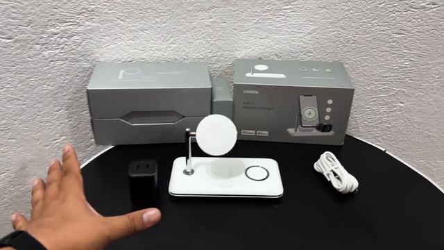 Base de Carga MagSafe 3 en 1 Certificada por Apple Ugreen 3 en 1 смотреть онлайн