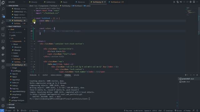 React webportfolio TechStack Нумерация #10 смотреть онлайн