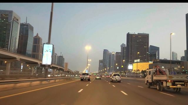 [4K 60fps] Dubai Main Roads | Sheikh Zayed Road | Al Khail Road