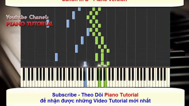 [Piano Tutorial] Canon in D Piano Tutorial - Piano Sheet смотреть онлайн