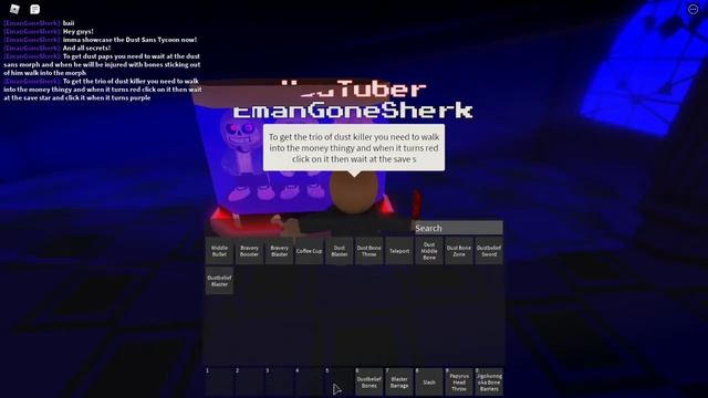 Dust Sans Tycoon & ALL secrets! / Roblox / Sans AU Tycoon смотреть онлайн