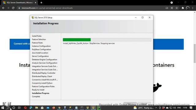 SQL SERVER 2019 installation and connecting to docker with TCP/IP settings смотреть онлайн