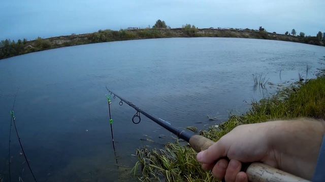 Вечерний фидер на Десне. Мощные поклевки леща. смотреть онлайн