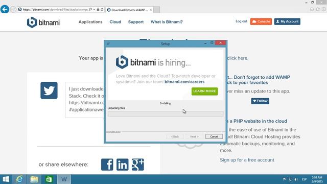 Instalación de Bitnami WAMP Stack en Windows смотреть онлайн