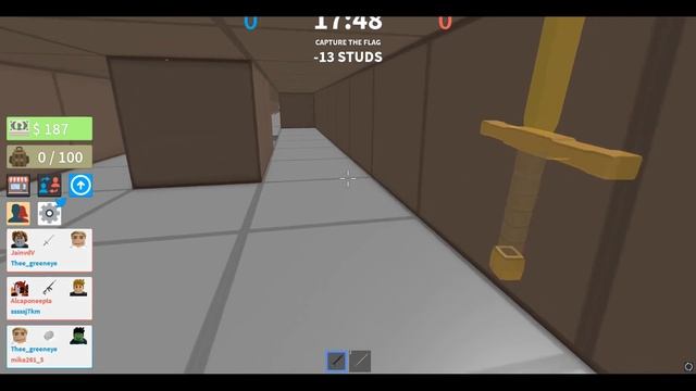 захват флага в роблокс. смотреть онлайн