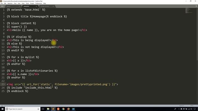 Using the Include Statement in Flask Templates смотреть онлайн