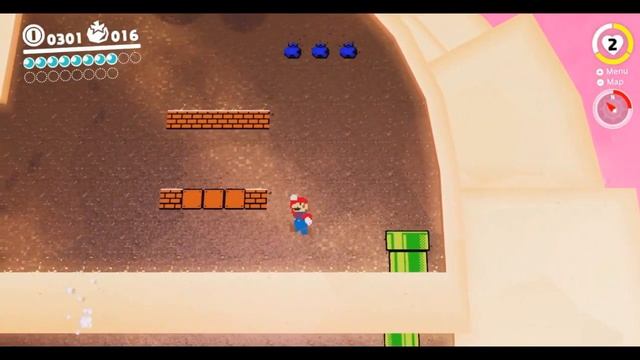 Super Mario Odyssey Four 8 bit (2D) Levels смотреть онлайн
