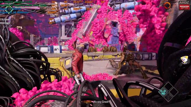 Marvel's Guardians of the Galaxy Ryzen 7 5700x3D - RX 7800 XT смотреть онлайн