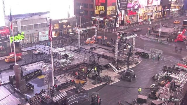 Official Times Square Stage Time-Lapse - New Year's Eve 2022 смотреть онлайн