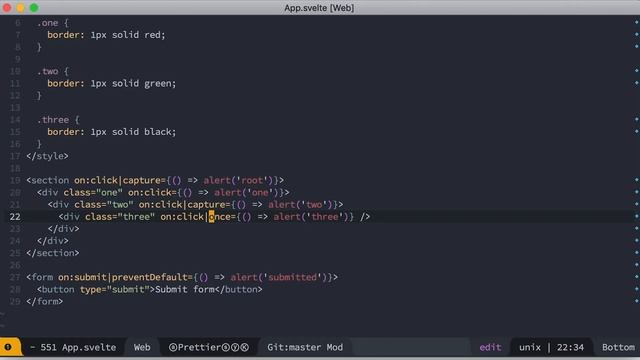 Svelte.js - 07. Events смотреть онлайн