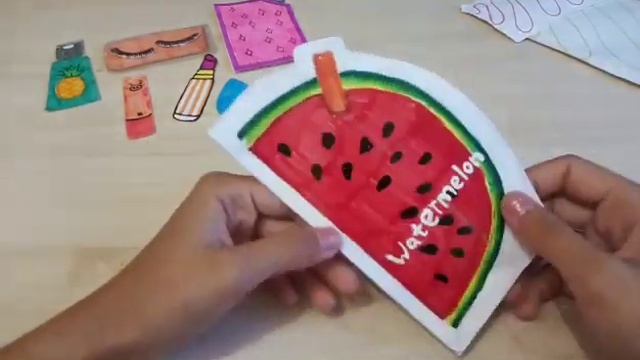 Бумажная косметика /распаковка/обзор смотреть онлайн