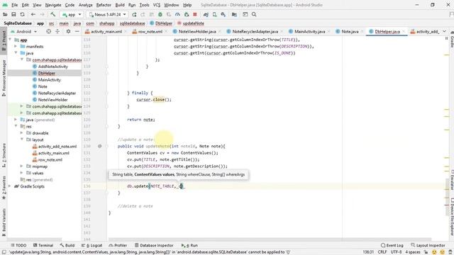 Sqlite Update in android - learn to get item from sqlite database and update it in android - part 4 смотреть онлайн