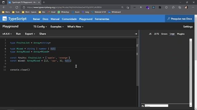 Typescript - Tipos III. смотреть онлайн
