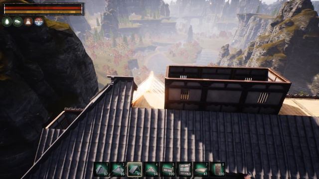 HOW TO BUILD A JAPANESE CASTLE [TIMELAPSE] - CONAN EXILES: Isle of Siptah. Yamatai Castle смотреть онлайн