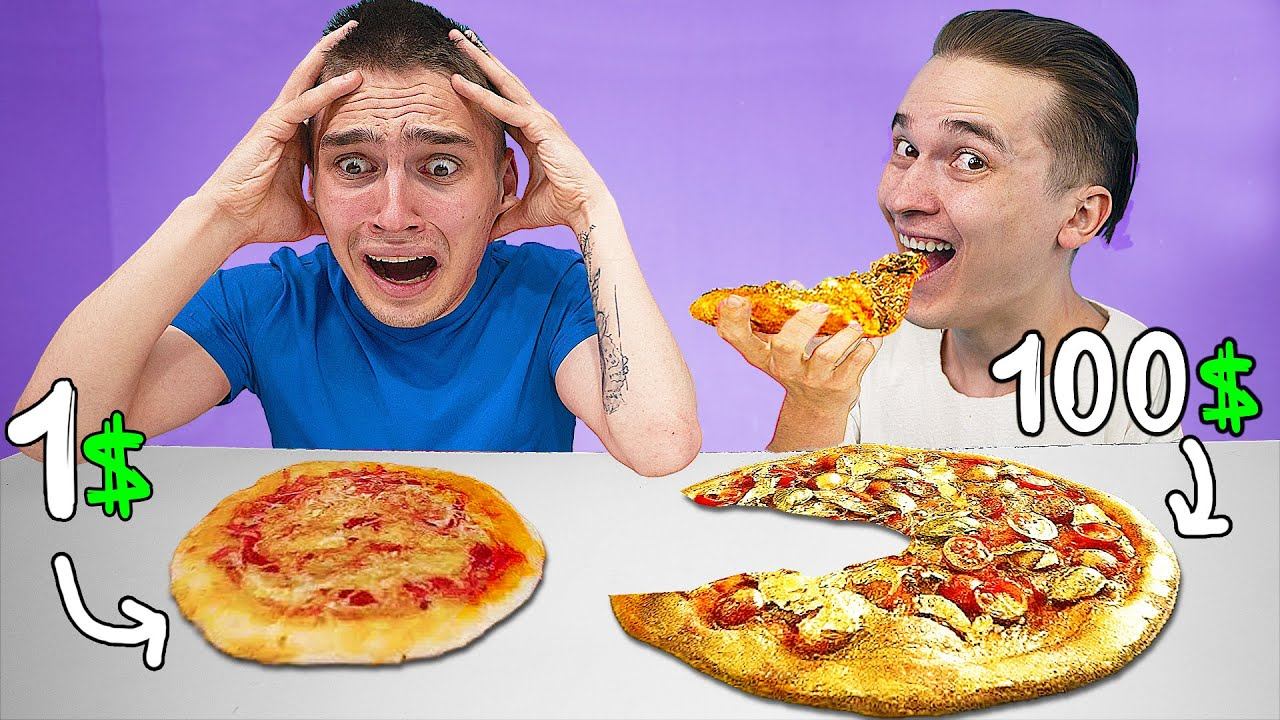 Пробуем ЕДУ за 1$ VS 100$ *стоит ли переплачивать?* смотреть онлайн