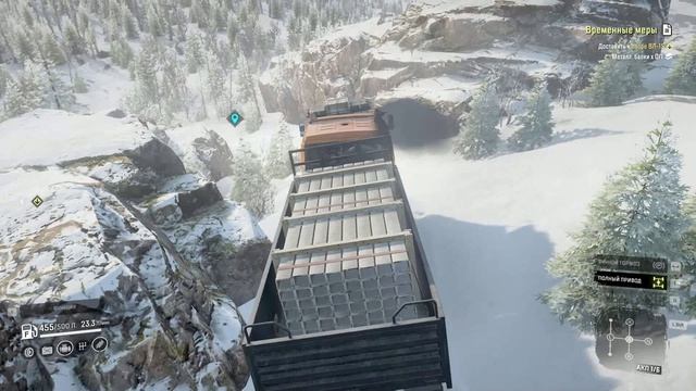 SnowRunner. Кольский полуостров. Ковдозеро. Поручение «Временные меры». смотреть онлайн