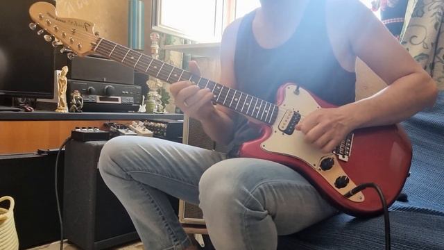 Fender Pawn Shop Super-Sonic 2012 lead sound demo смотреть онлайн