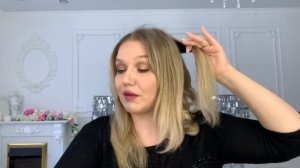 ЛОКОНЫ НА УТЮЖОК сама себе. Прическа для себя. Локоны . Кудри