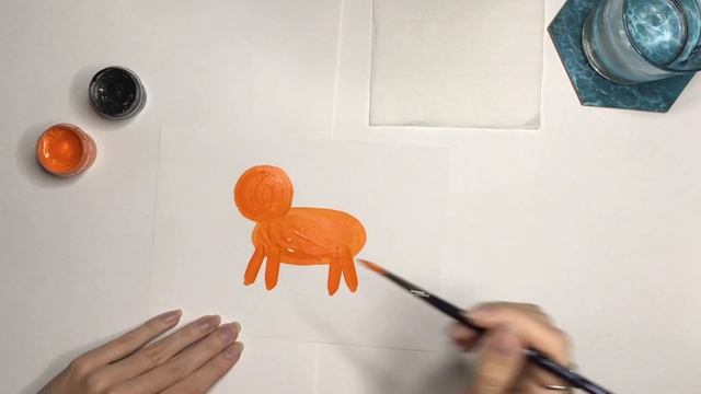 Кошка 4+ Гуашь. Как нарисовать котёнка? Творческие занятия с дошкольниками. смотреть онлайн