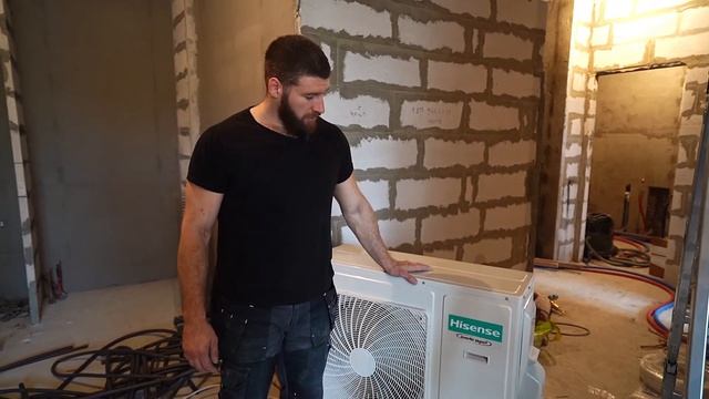 Монтаж кондиционеров, первый этап, закладка трассы. Черновой ремонт. Как сделать правильно? смотреть онлайн