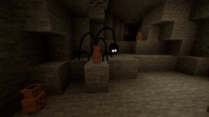 Unnerving minecraft cave images with monsters