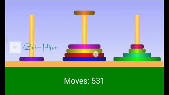 Tower Of Hanoi 10 Discs Grand Solution смотреть онлайн
